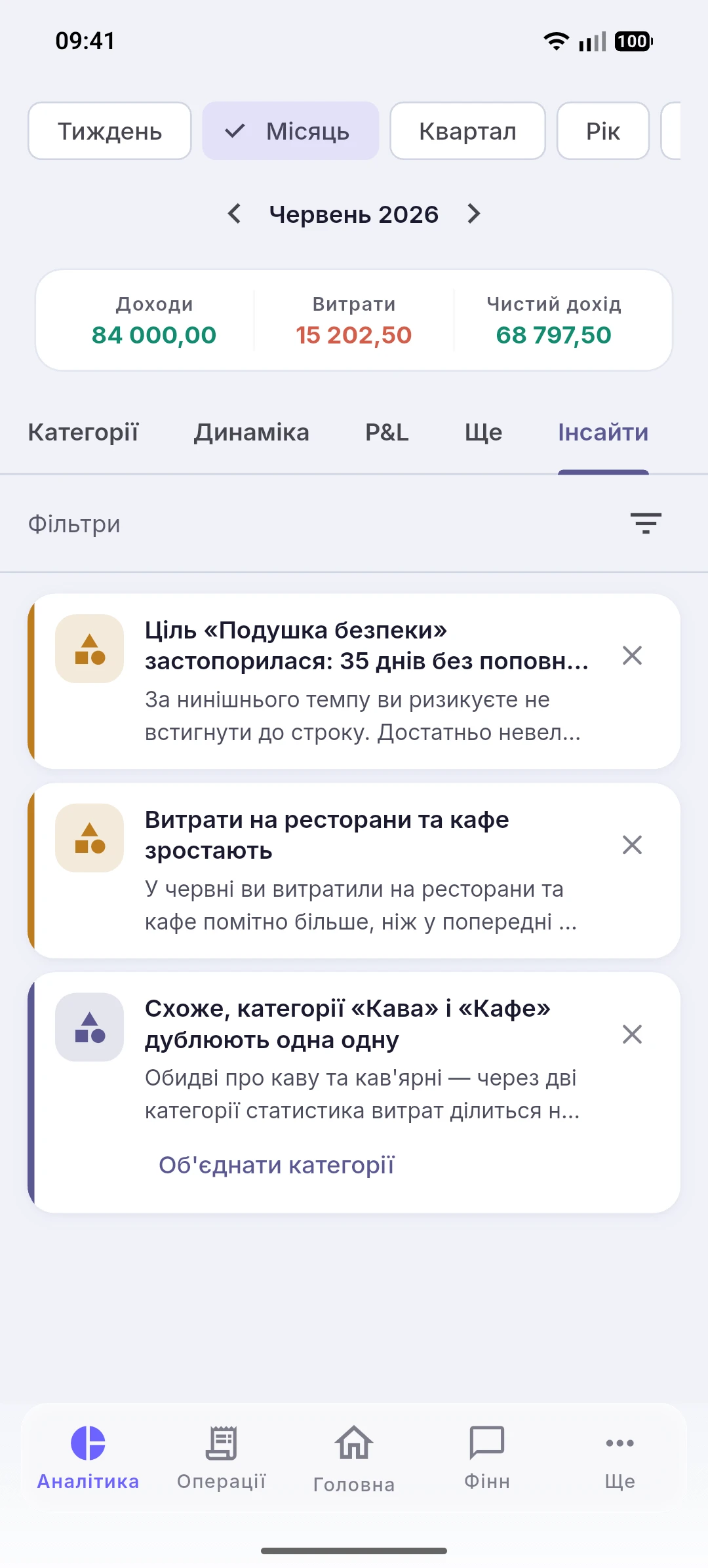 Фінн застосовує дію за підтвердженням