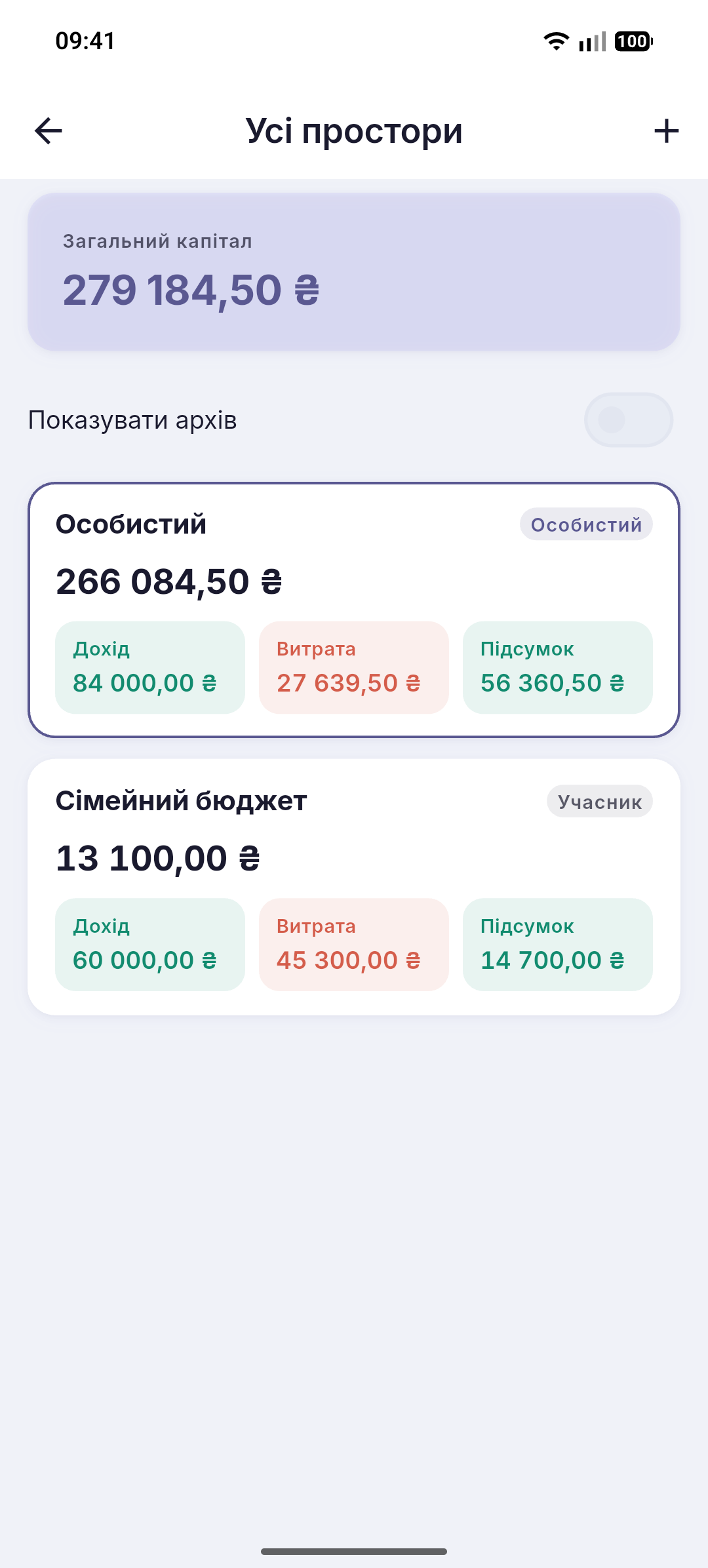 Особистий простір окремо від спільного