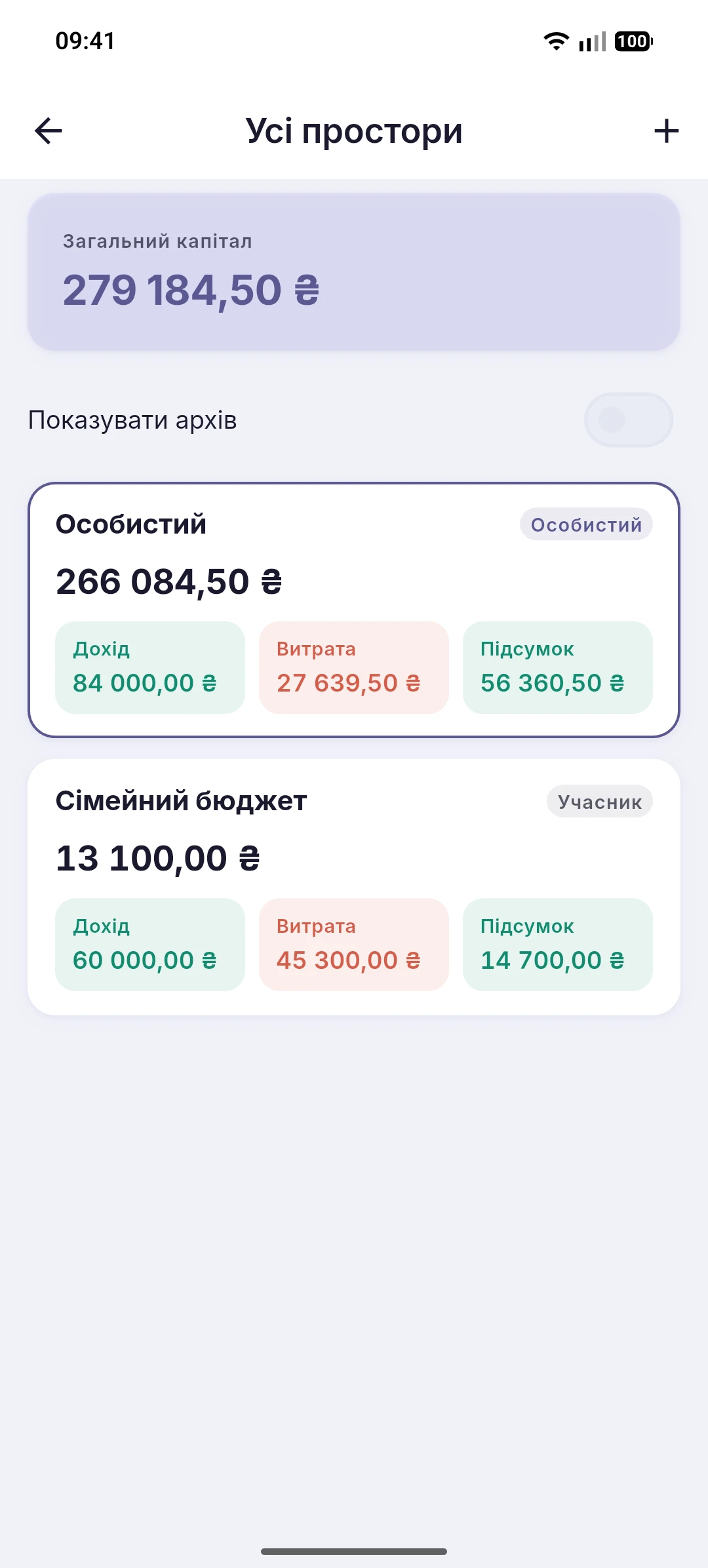 Особистий простір окремо від спільного