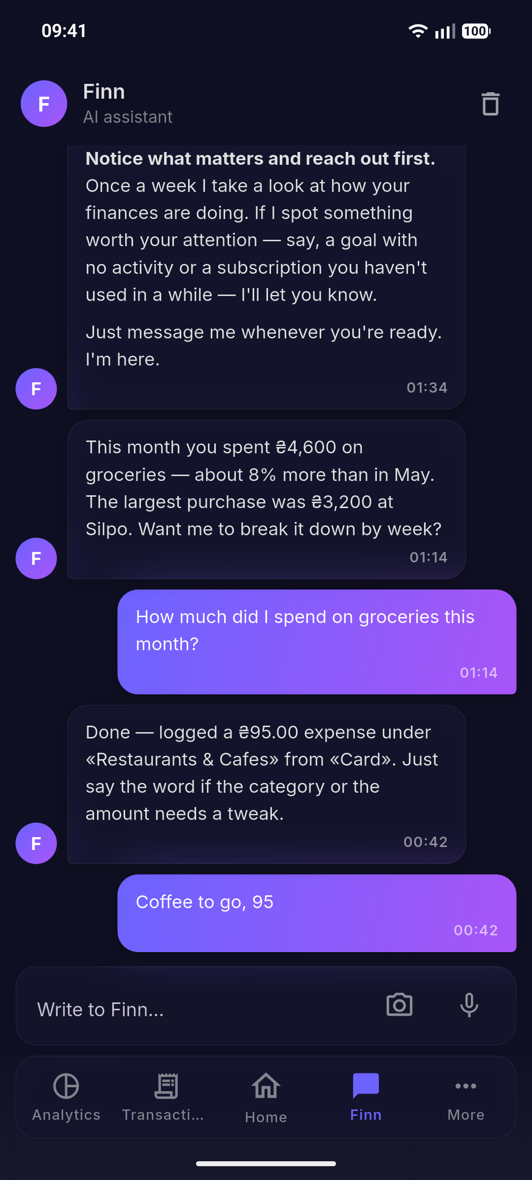 Chat with Finn