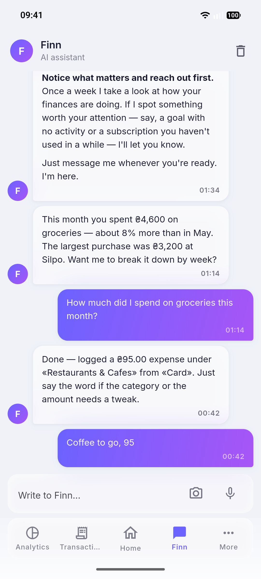 Chat with Finn