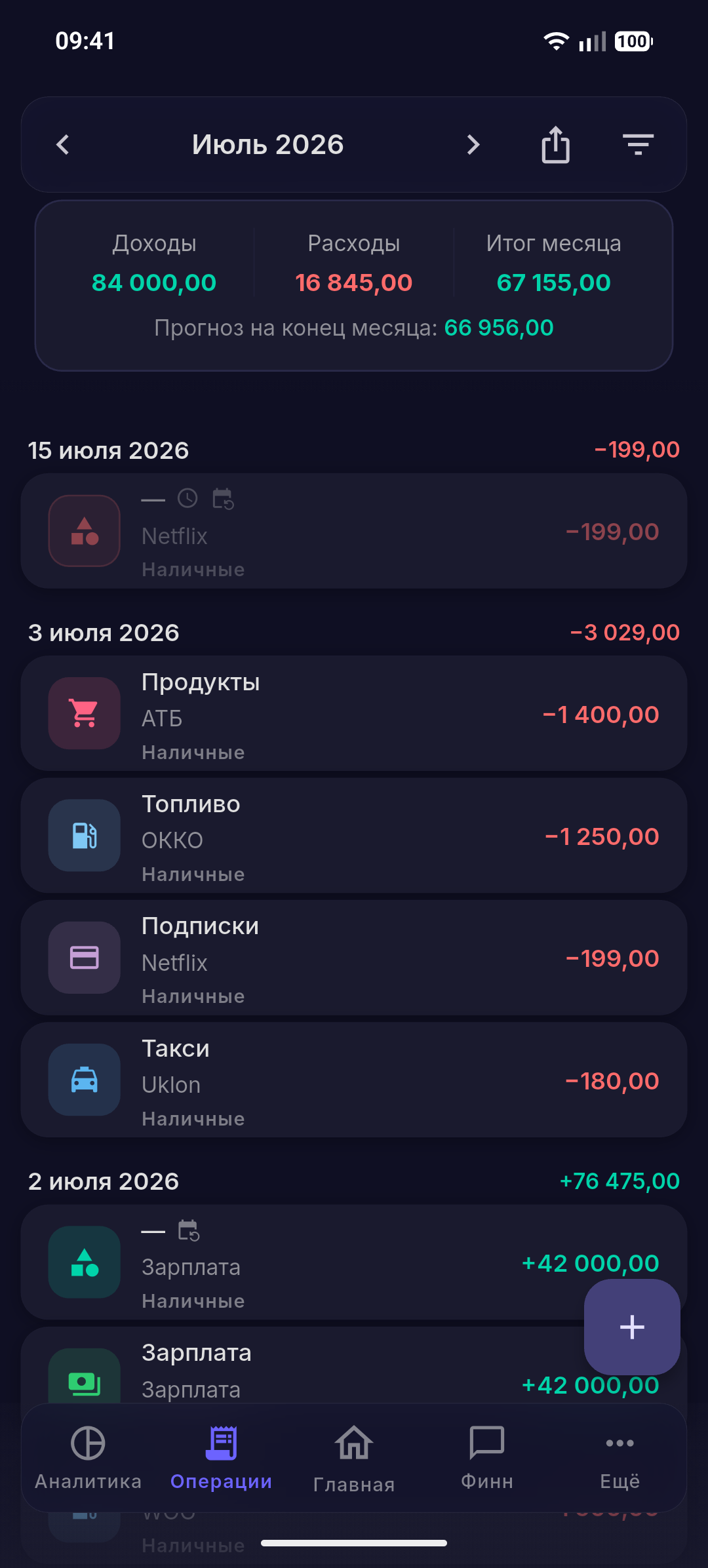 Операции
