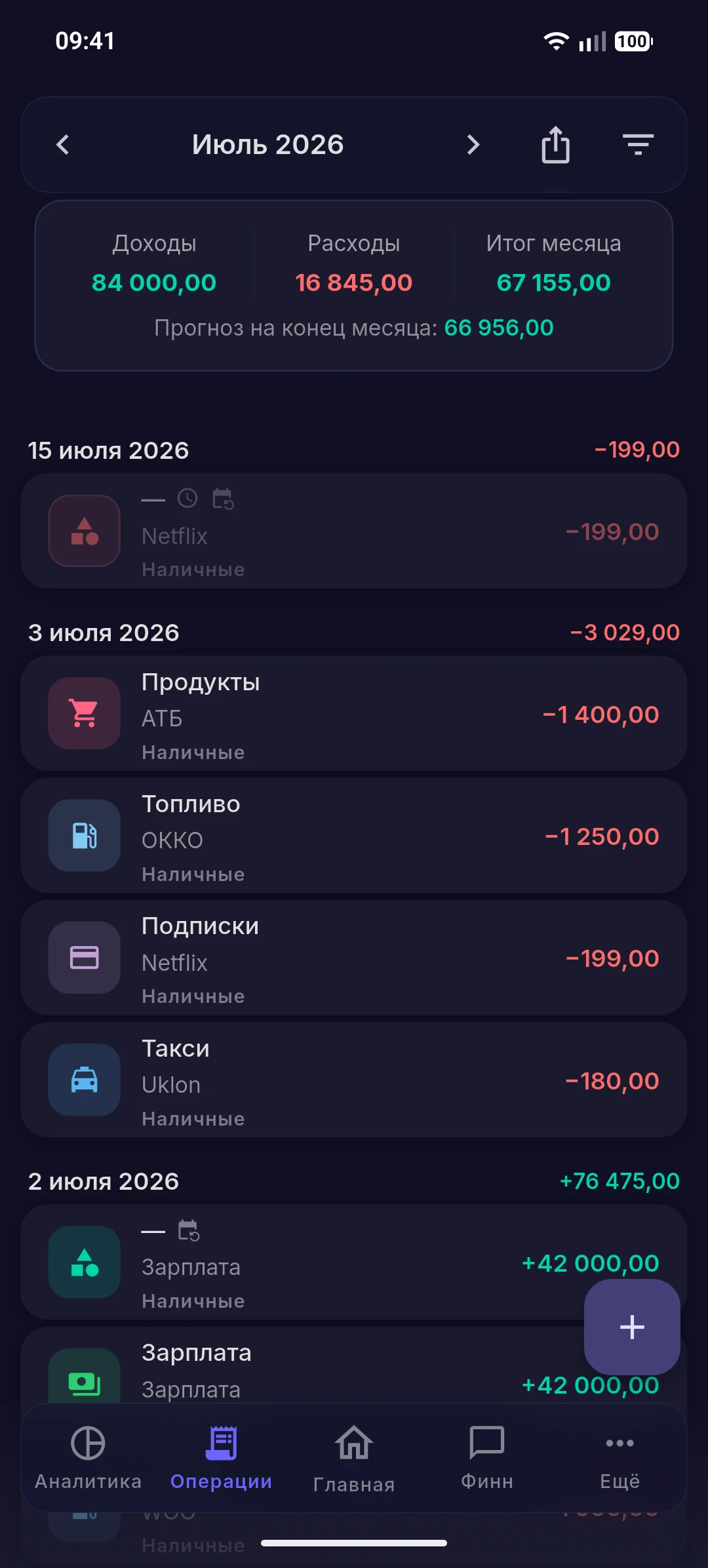 Операции