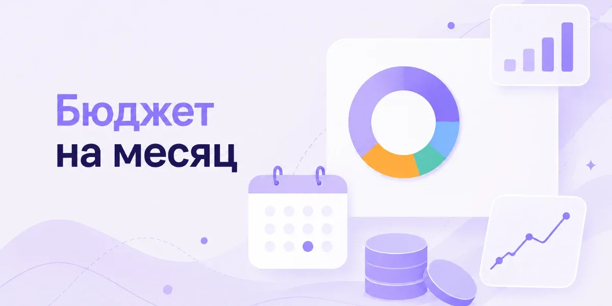 Как составить месячный бюджет на основе собственных расходов